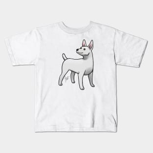 Dog - Rat Terrier - White Kids T-Shirt